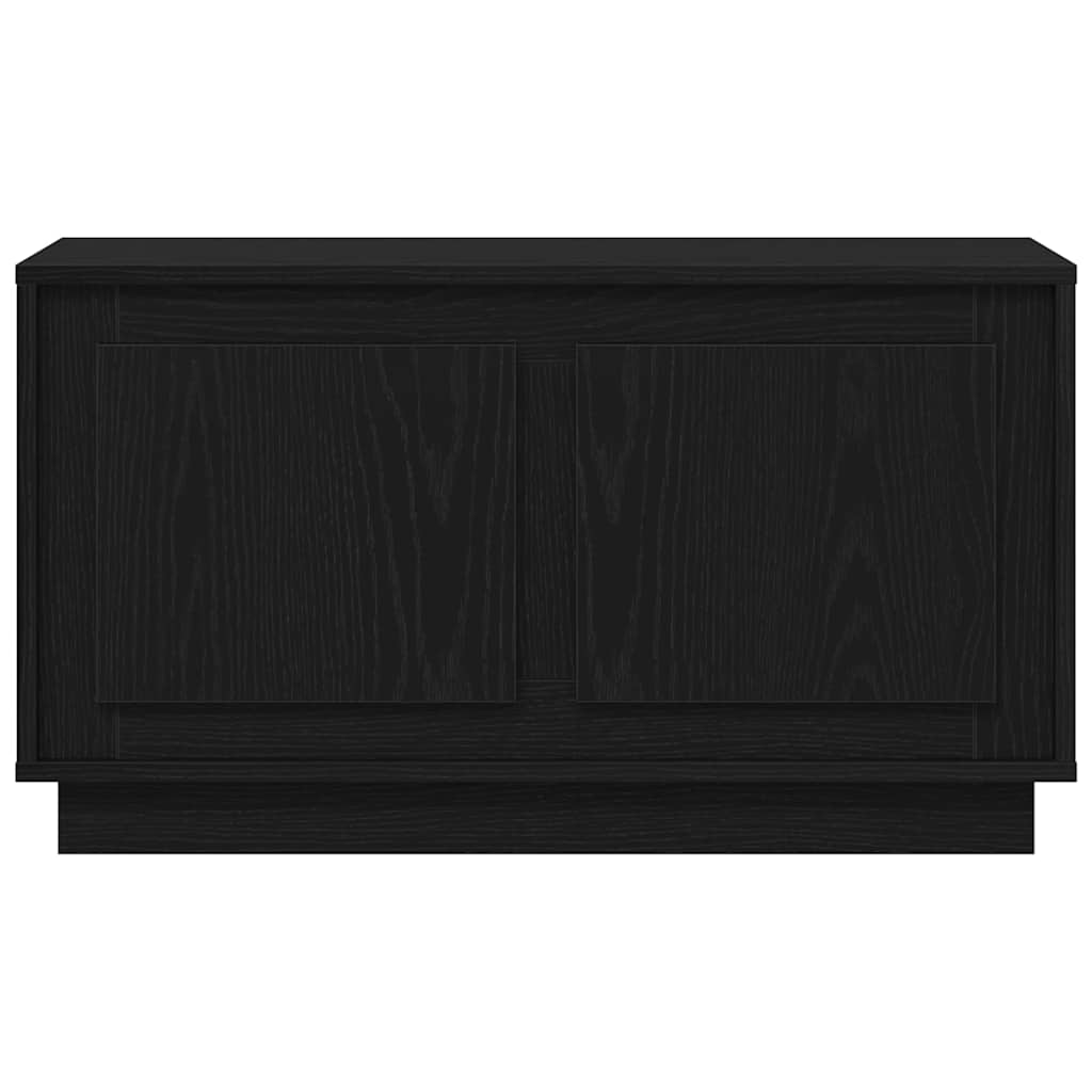 Cabinet TV Stejar negru 80 x 35 x 45 cm Lemn compozit GartenMobel Dekor