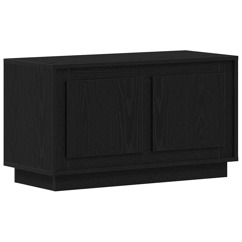 Cabinet TV Stejar negru 80 x 35 x 45 cm Lemn compozit GartenMobel Dekor