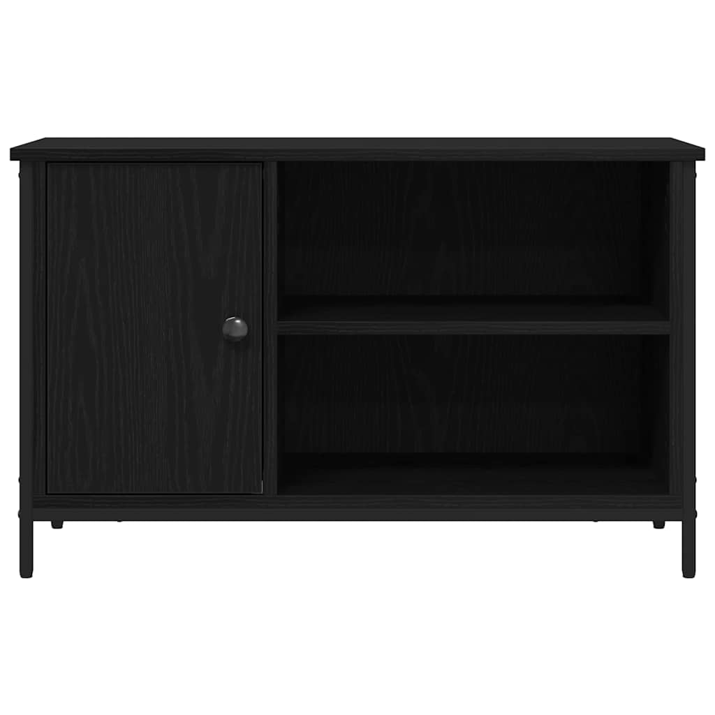 Cabinet TV Stejar negru 80 x 40 x 50 cm Lemn compozit GartenMobel Dekor