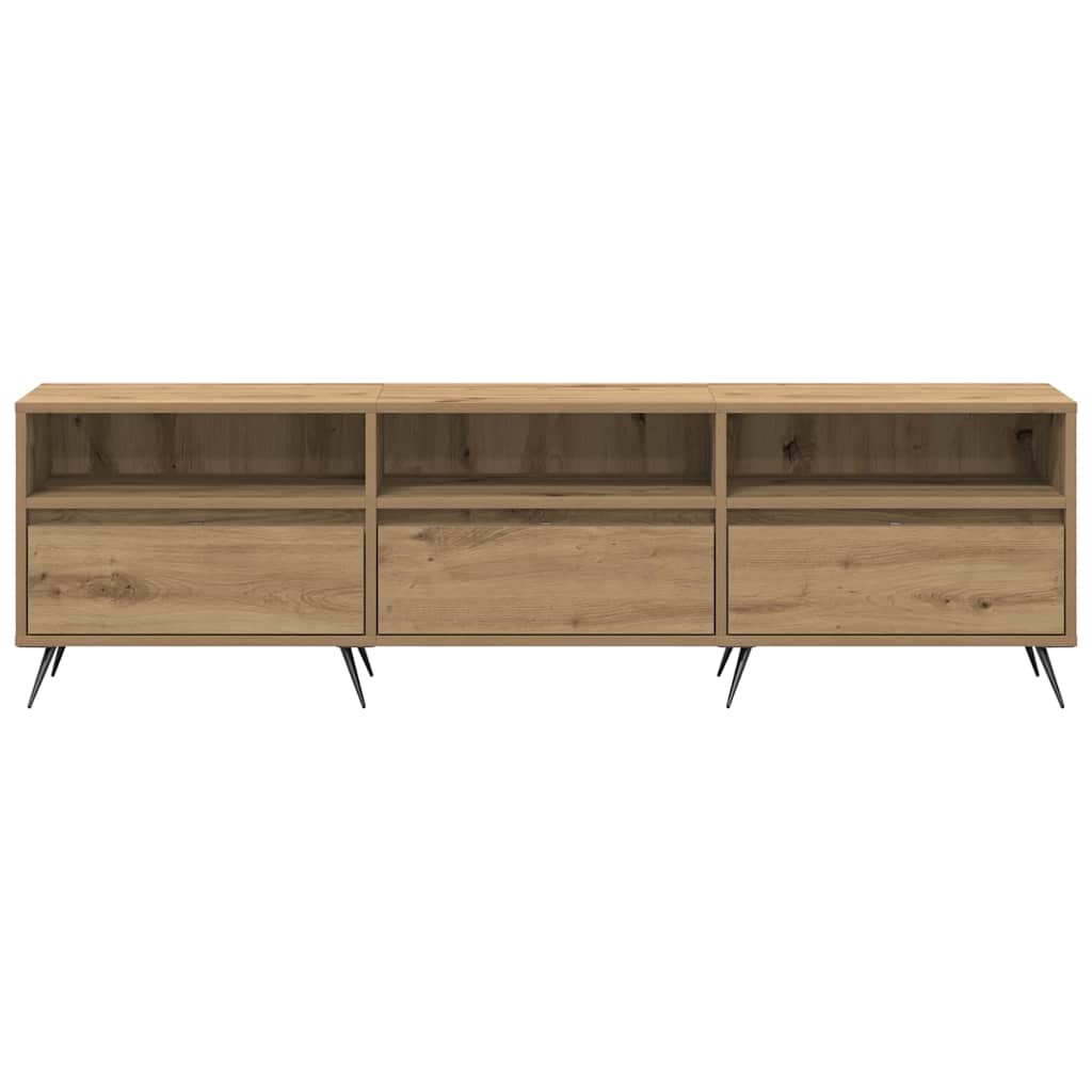 Cabinet TV stejar artizanal 150 x 30 x 44.5 cm Lemn compozit GartenMobel Dekor