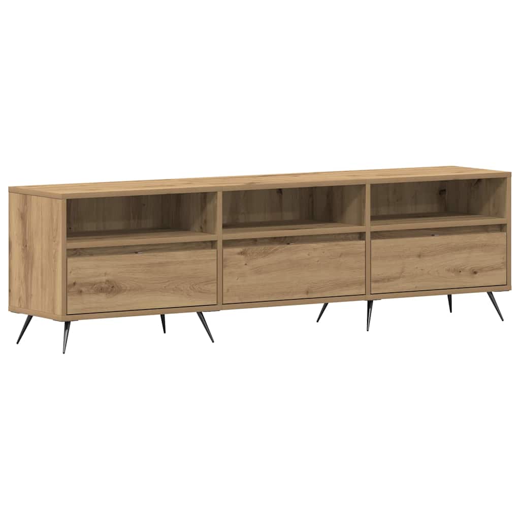 Cabinet TV stejar artizanal 150 x 30 x 44.5 cm Lemn compozit GartenMobel Dekor