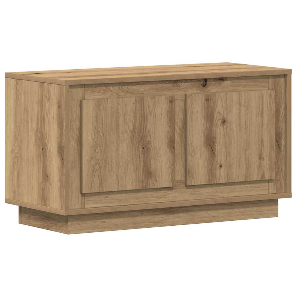 Cabinet TV stejar artizanal 80 x 35 x 45 cm Lemn compozit GartenMobel Dekor