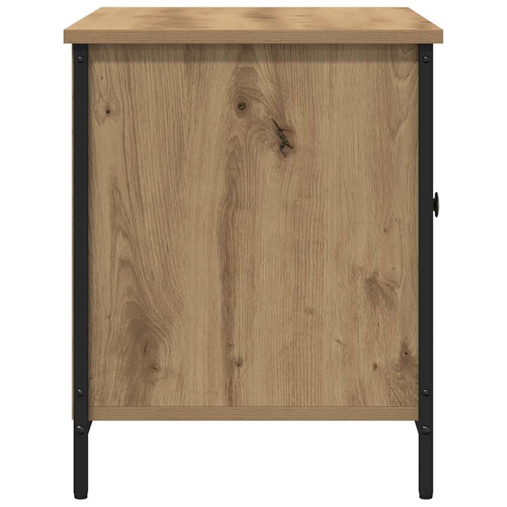 Cabinet TV stejar artizanal 80 x 40 x 50 cm Lemn compozit GartenMobel Dekor