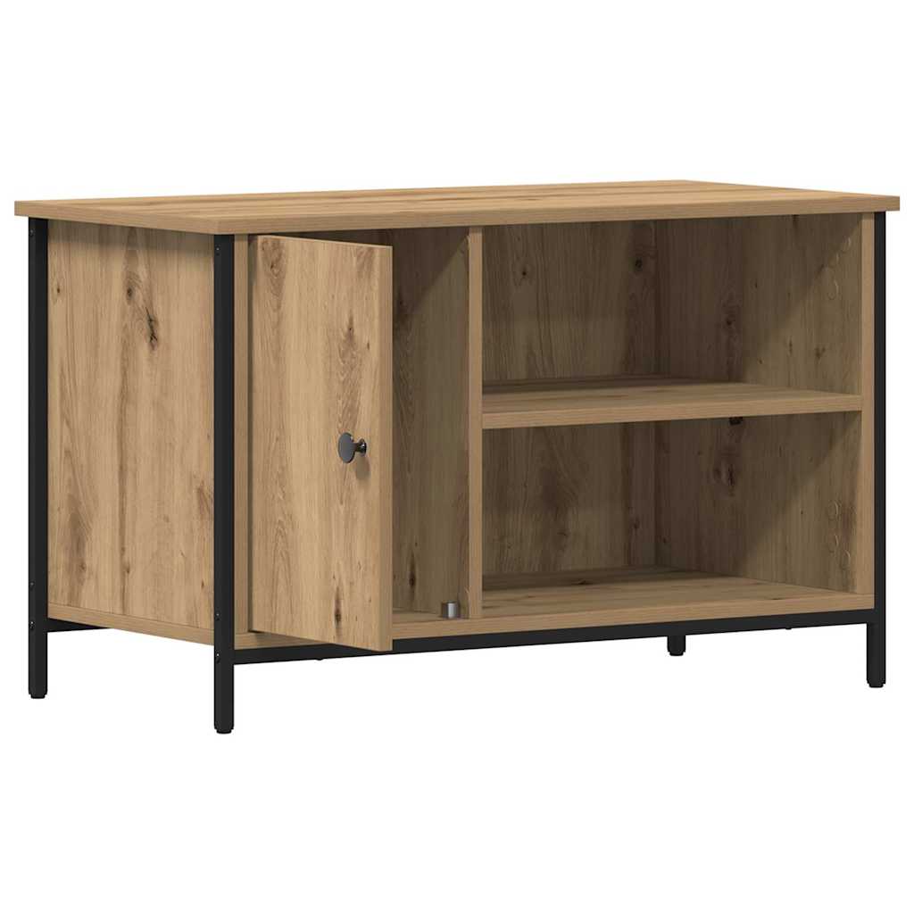 Cabinet TV stejar artizanal 80 x 40 x 50 cm Lemn compozit GartenMobel Dekor