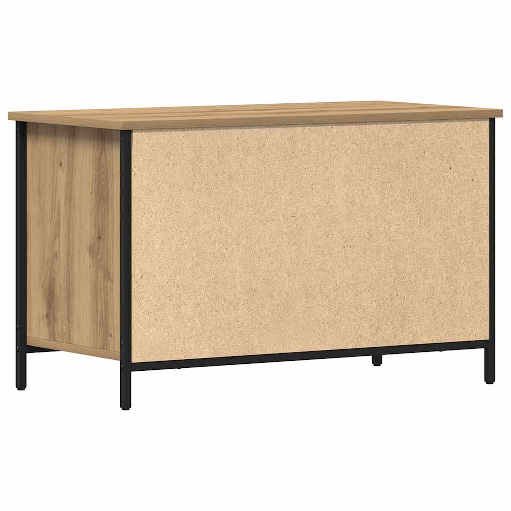 Cabinet TV stejar artizanal 80 x 40 x 50 cm Lemn compozit GartenMobel Dekor