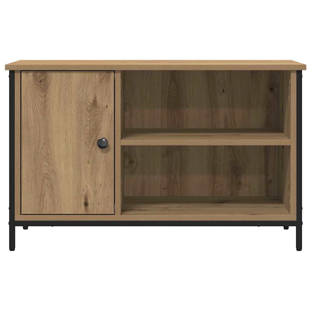 Cabinet TV stejar artizanal 80 x 40 x 50 cm Lemn compozit GartenMobel Dekor