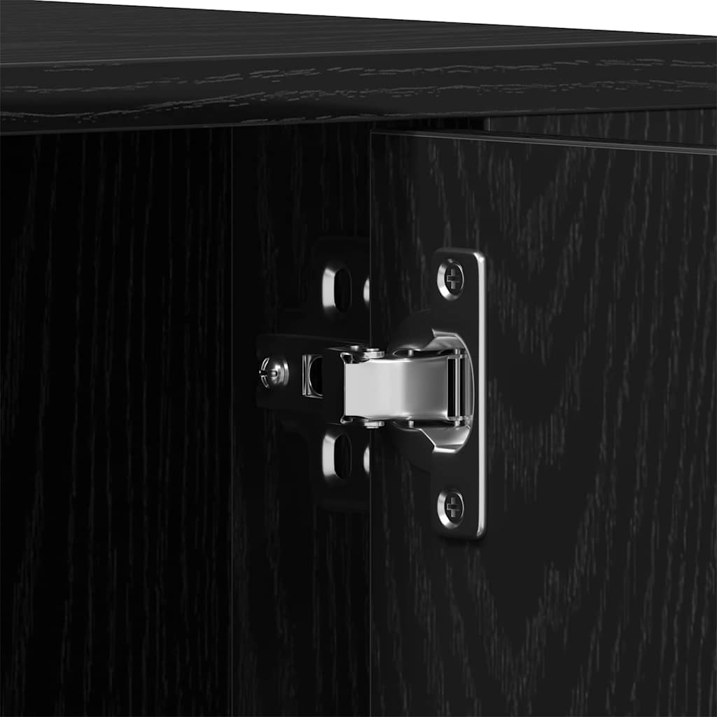 Dulap TV Stejar negru 100 x 35 x 40 cm Lemn compozit GartenMobel Dekor