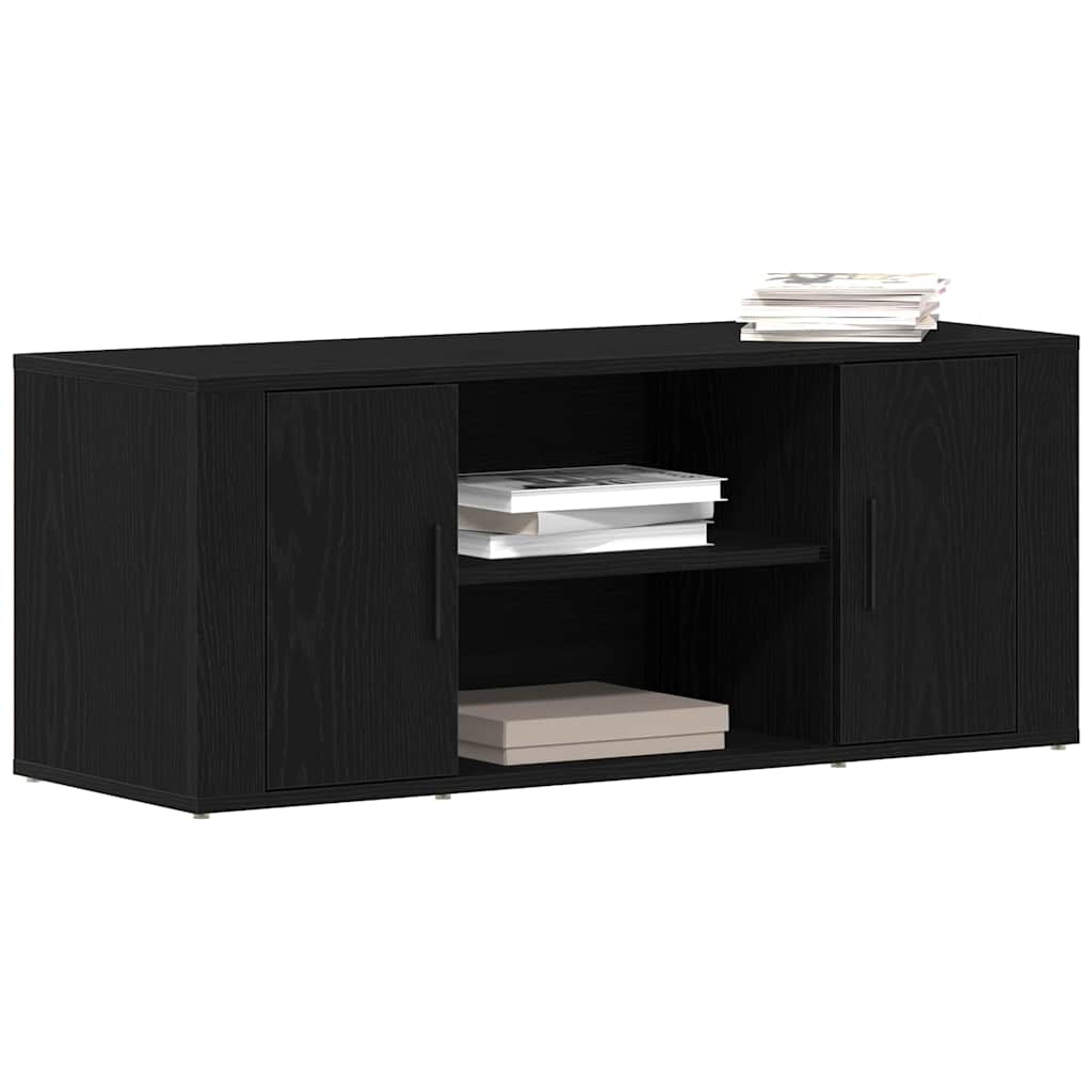Dulap TV Stejar negru 100 x 35 x 40 cm Lemn compozit GartenMobel Dekor