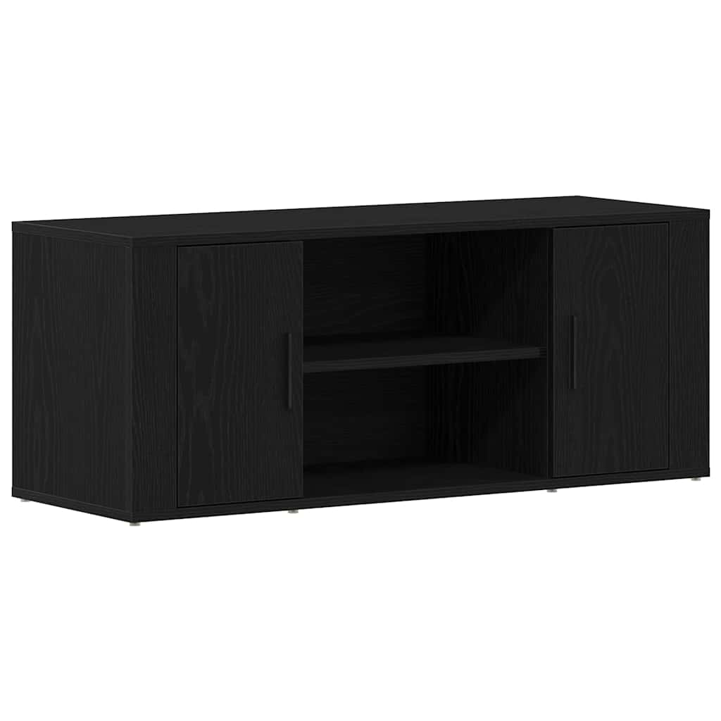 Dulap TV Stejar negru 100 x 35 x 40 cm Lemn compozit GartenMobel Dekor