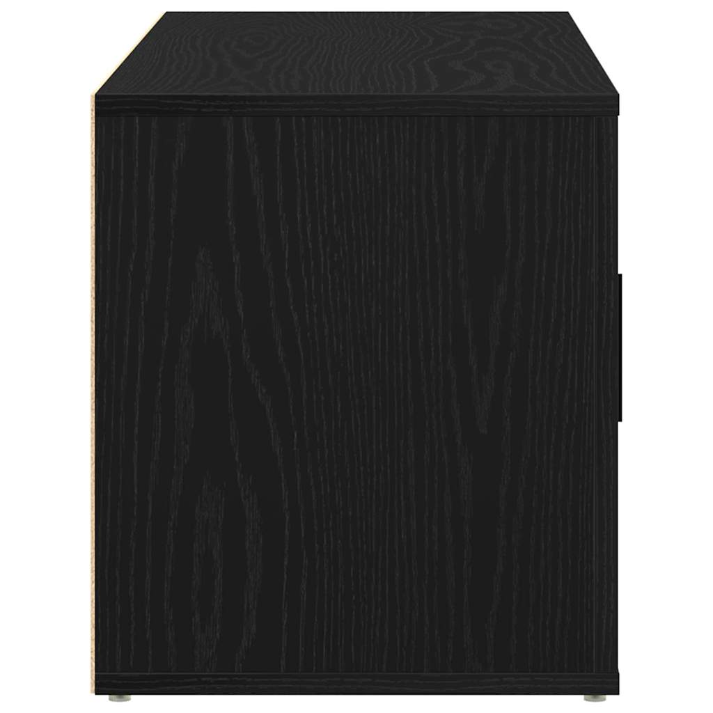 Dulap TV Stejar negru 100 x 35 x 40 cm Lemn compozit GartenMobel Dekor