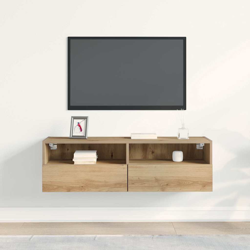 Dulap TV de perete Pe perete stejar artizanal 100 x 30 x 30 cm GartenMobel Dekor