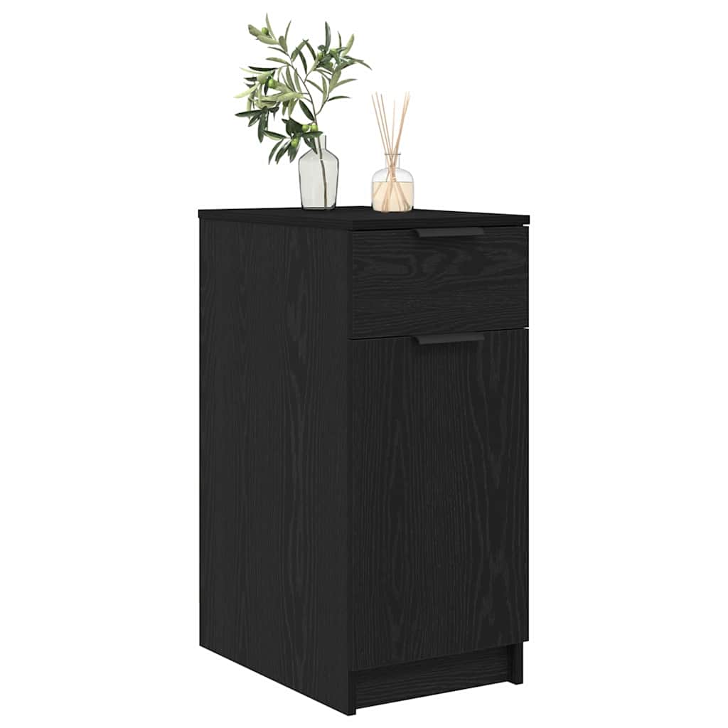 Dulap pentru birou Stejar negru 33 x 50 x 75 cm Lemn compozit GartenMobel Dekor