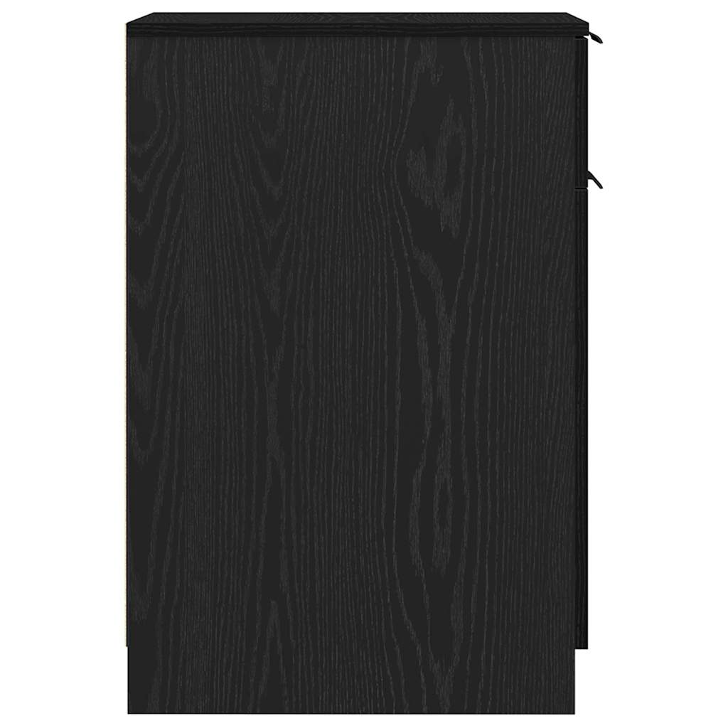 Dulap pentru birou Stejar negru 33 x 50 x 75 cm Lemn compozit GartenMobel Dekor