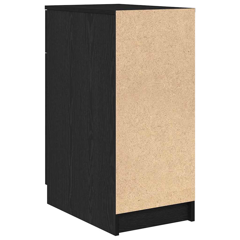 Dulap pentru birou Stejar negru 33 x 50 x 75 cm Lemn compozit GartenMobel Dekor
