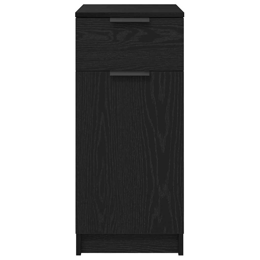 Dulap pentru birou Stejar negru 33 x 50 x 75 cm Lemn compozit GartenMobel Dekor