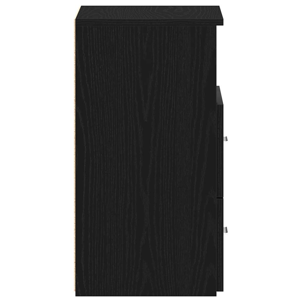 Noptieră 2 pcs Stejar negru 50 x 32 x 60cm Lemn compozit GartenMobel Dekor