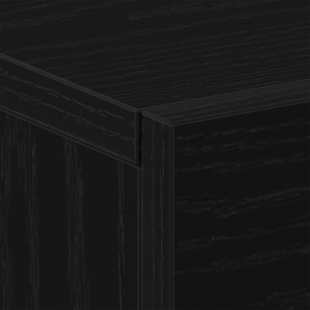 Noptieră suspendată 2 pcs Stejar negru 35 x 35 x 20 cm GartenMobel Dekor