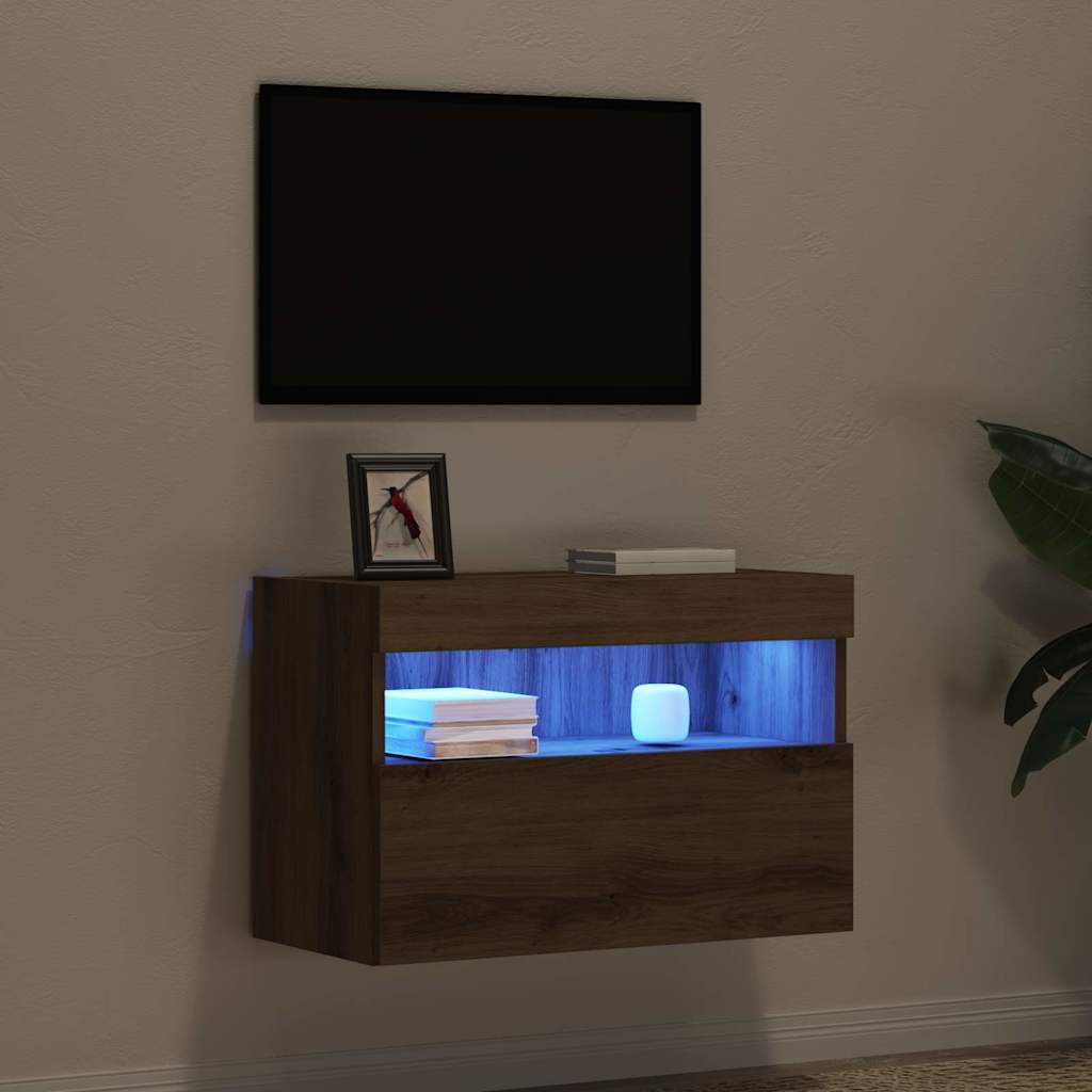 Dulap TV de perete Pe perete stejar artizanal 60 x 30 x 40 cm GartenMobel Dekor