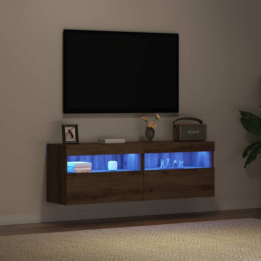 Dulap TV de perete Pe perete stejar artizanal 60 x 30 x 40 cm GartenMobel Dekor