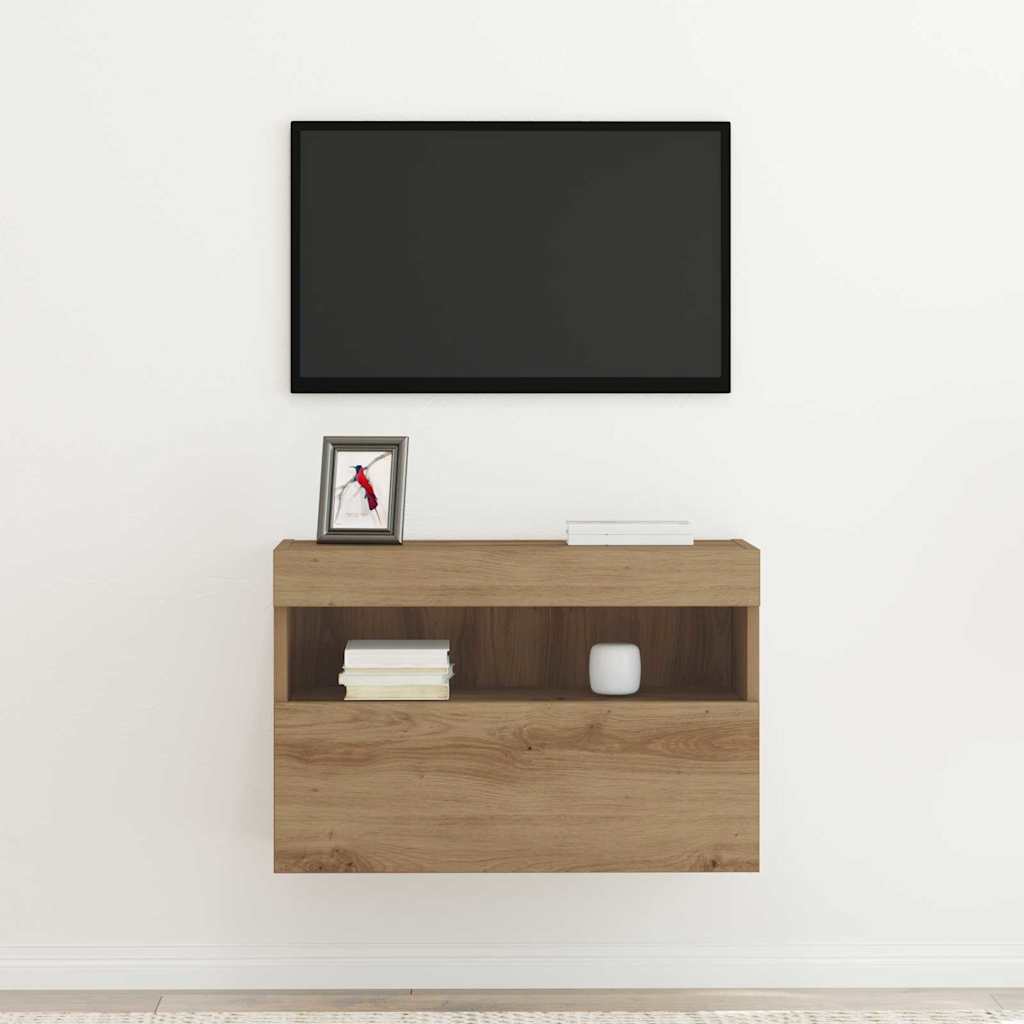 Dulap TV de perete Pe perete stejar artizanal 60 x 30 x 40 cm GartenMobel Dekor