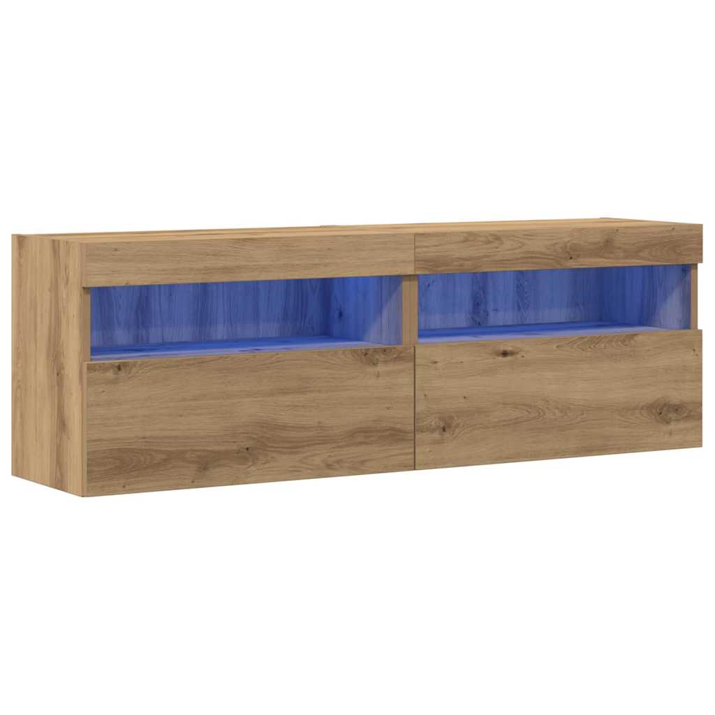 Dulap TV de perete Pe perete stejar artizanal 60 x 30 x 40 cm GartenMobel Dekor