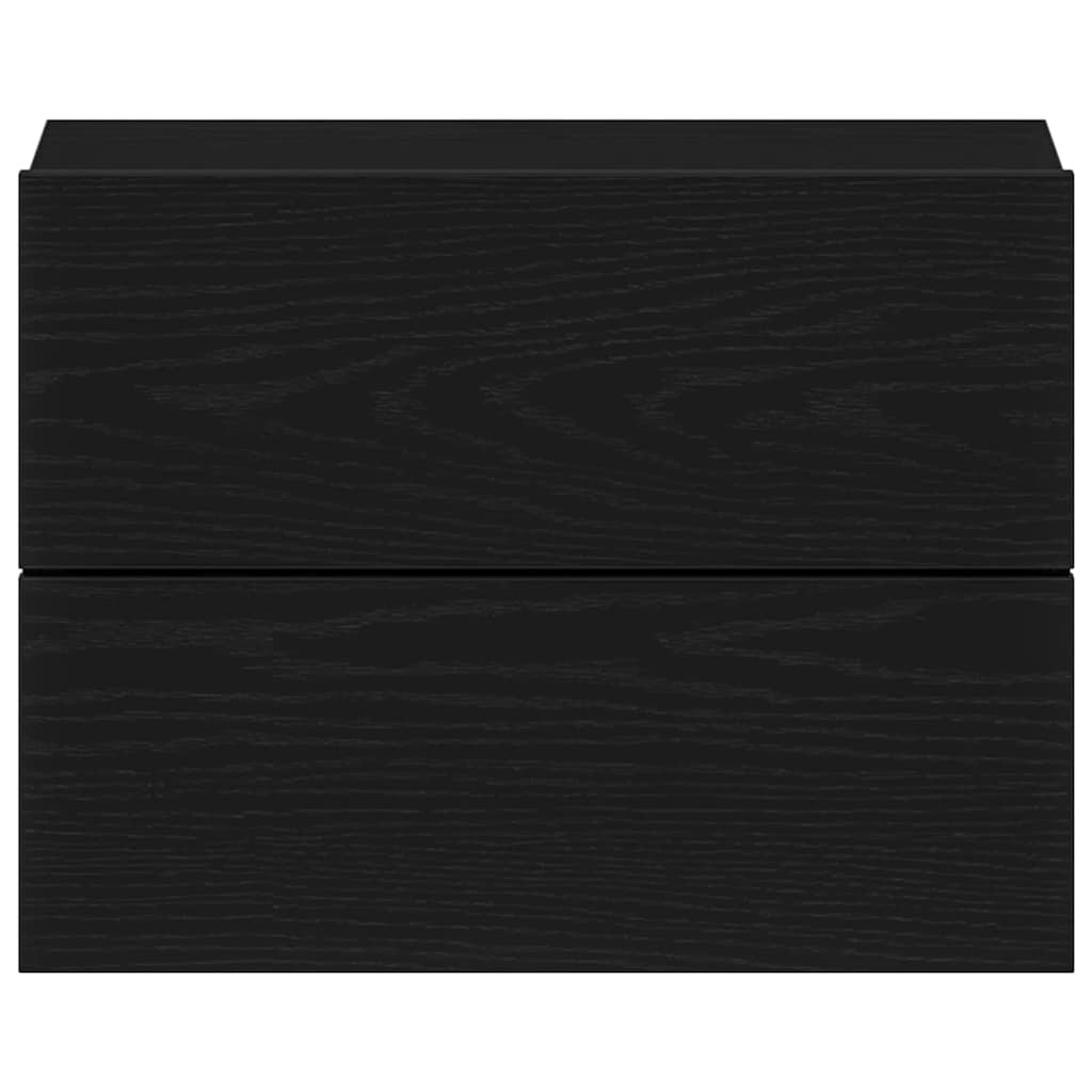 Dulap de noapte cu sertar 2 pcs Stejar negru 40 x 30 x 30 cm GartenMobel Dekor