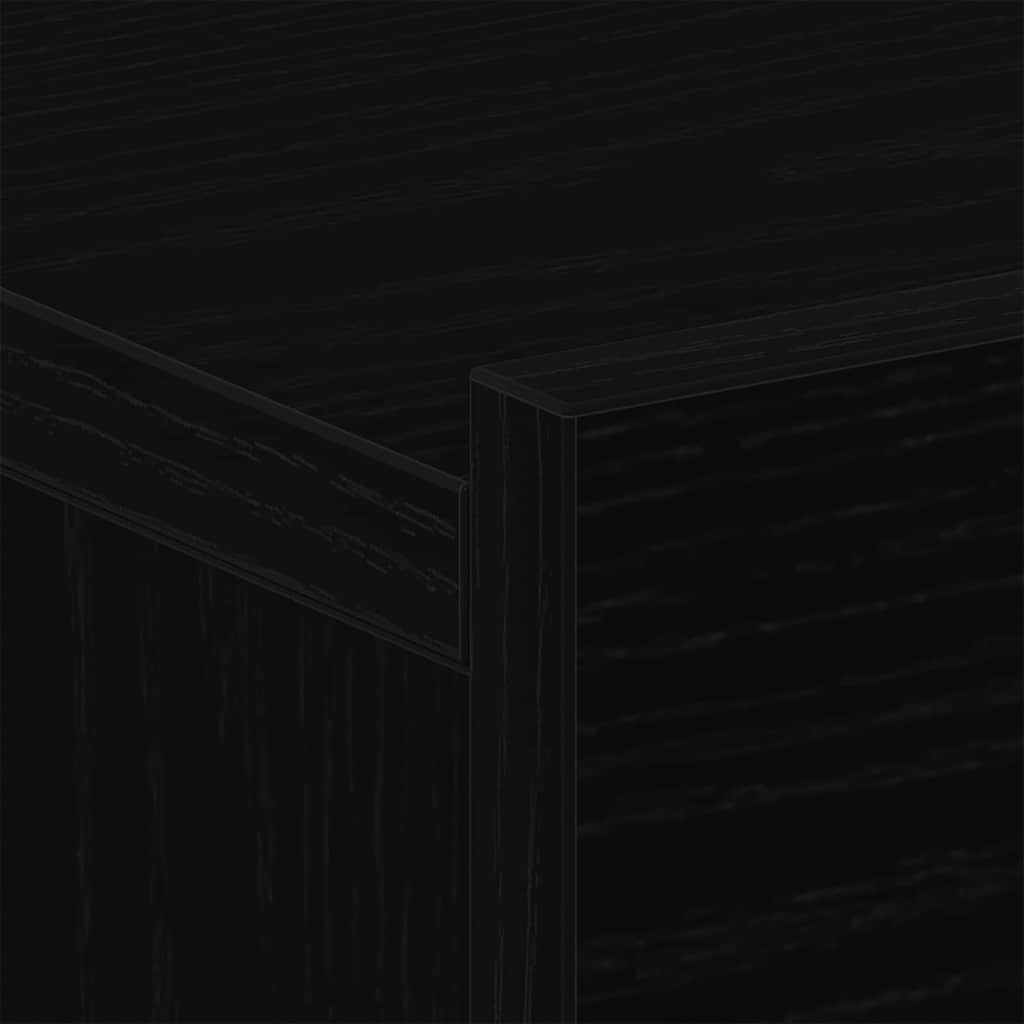 Dulap de noapte cu sertar 2 pcs Stejar negru 40 x 30 x 30 cm GartenMobel Dekor