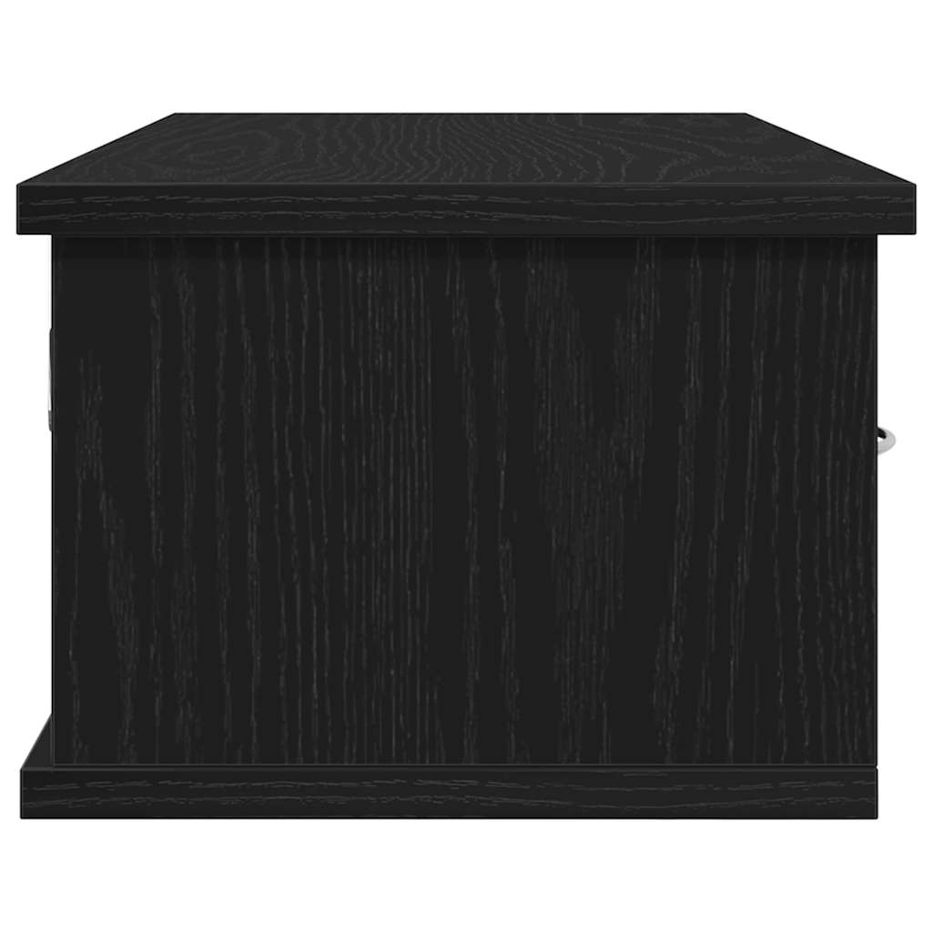 Dulap de perete Stejar negru 60 x 26 x 18.5 cm Lemn compozit GartenMobel Dekor