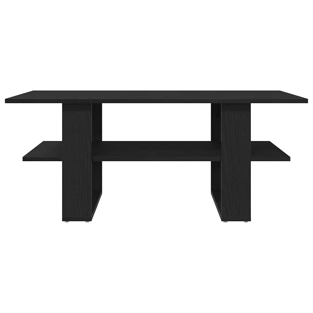 Masă de cafea Stejar negru 102 x 55 x 42 cm Lemn compozit GartenMobel Dekor