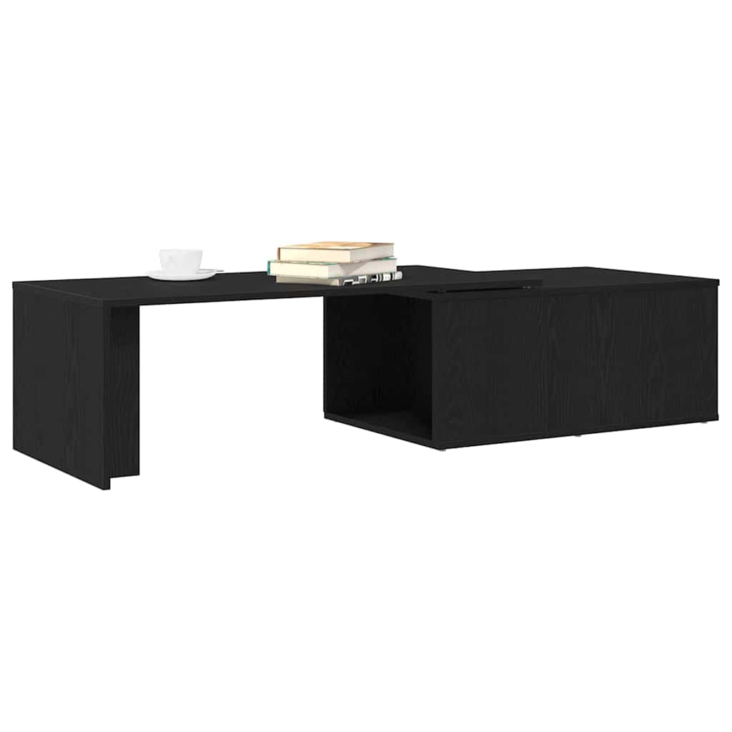 Masă de cafea Stejar negru 150 x 50 x 35 cm Lemn compozit GartenMobel Dekor