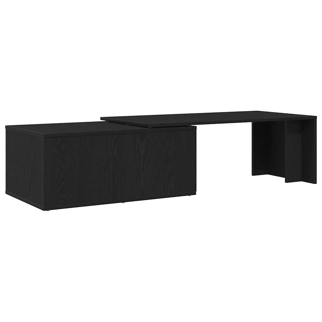 Masă de cafea Stejar negru 150 x 50 x 35 cm Lemn compozit GartenMobel Dekor