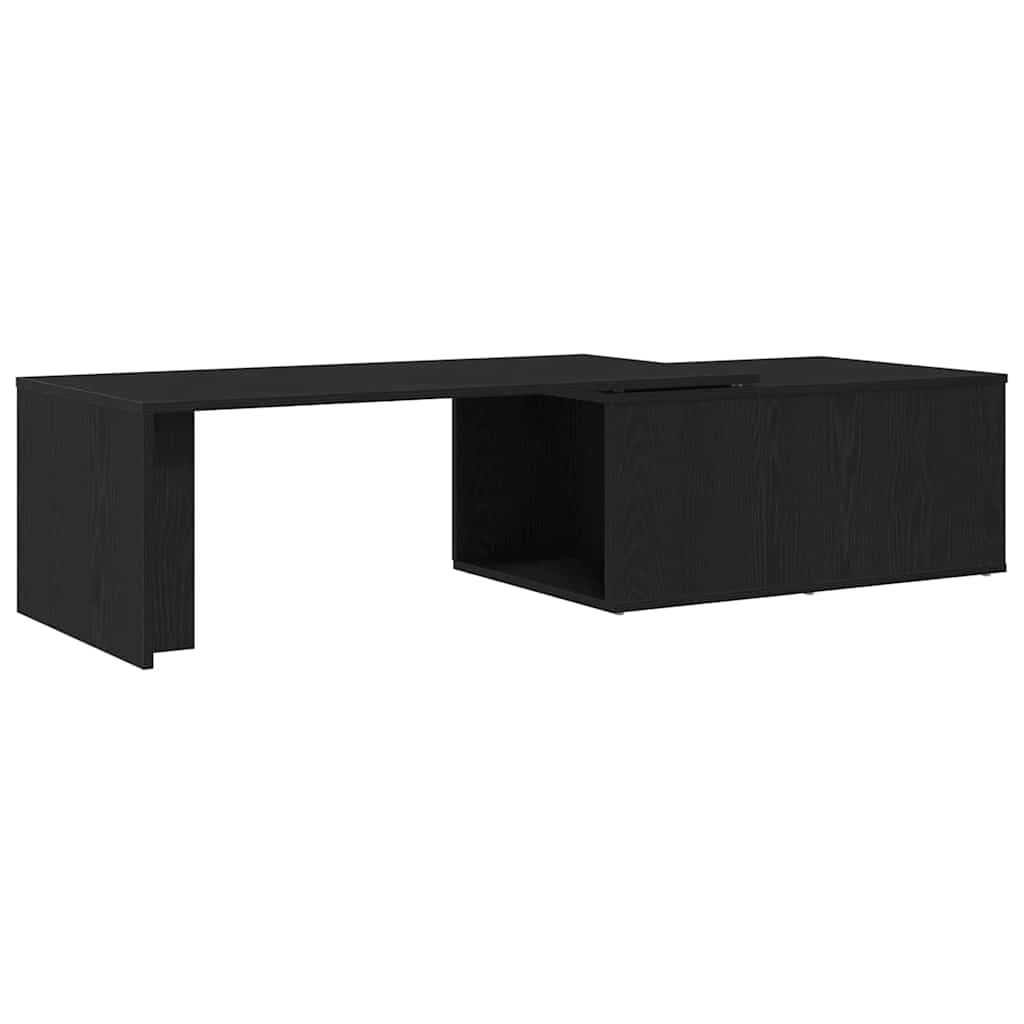 Masă de cafea Stejar negru 150 x 50 x 35 cm Lemn compozit GartenMobel Dekor