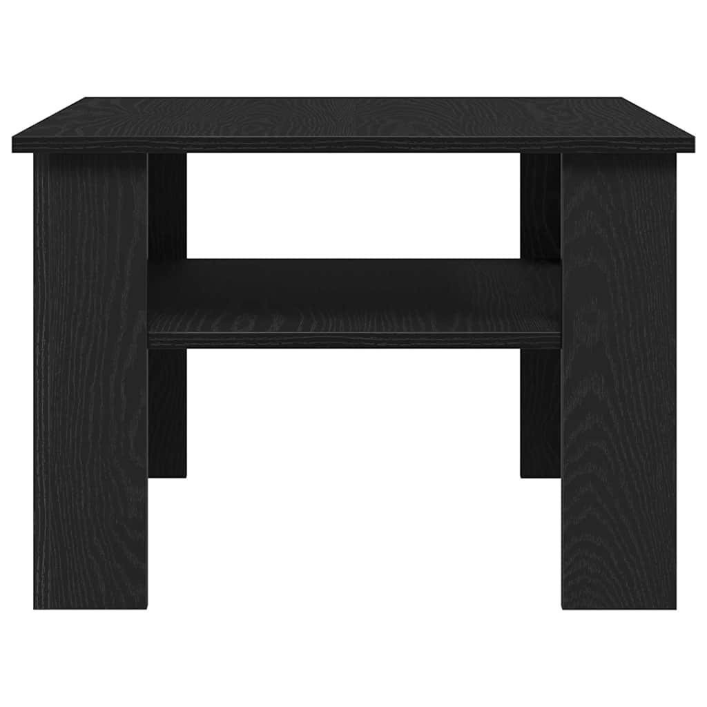 Masă de cafea Stejar negru 60 x 60 x 42 cm Lemn compozit GartenMobel Dekor