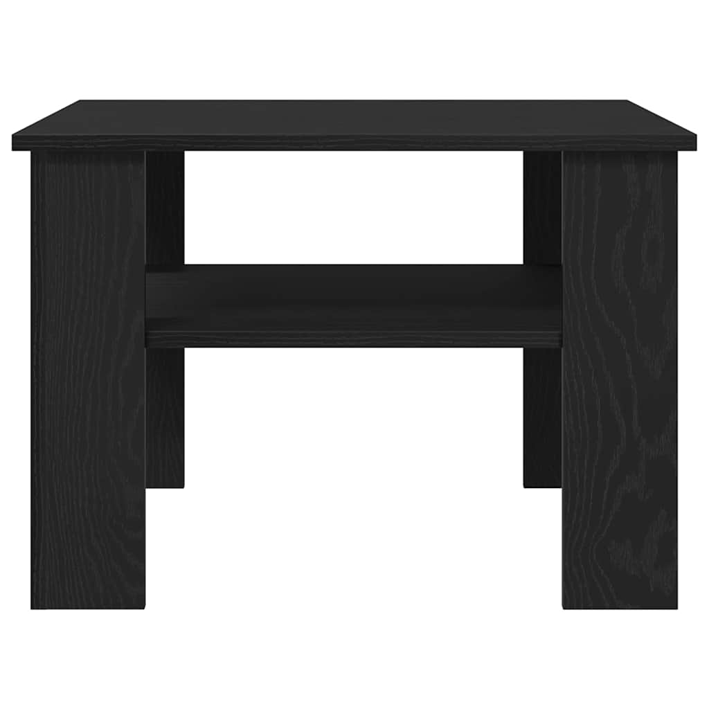 Masă de cafea Stejar negru 60 x 60 x 42 cm Lemn compozit GartenMobel Dekor