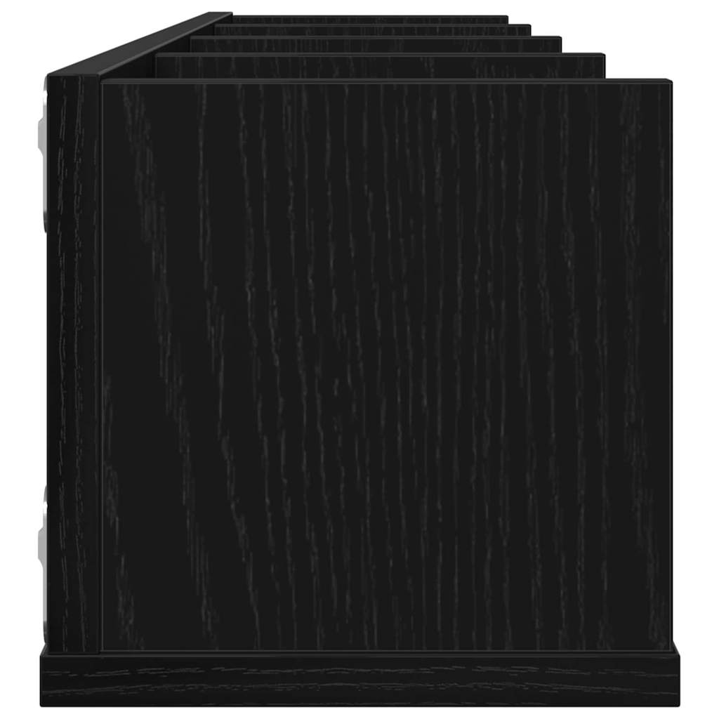 Raft de perete Stejar negru 100 x 18 x 18 cm Lemn compozit GartenMobel Dekor