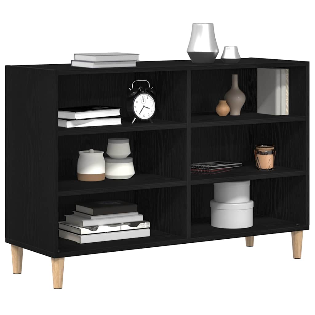 Bufet Stejar negru 103.5 x 35 x 70 cm Lemn compozit GartenMobel Dekor