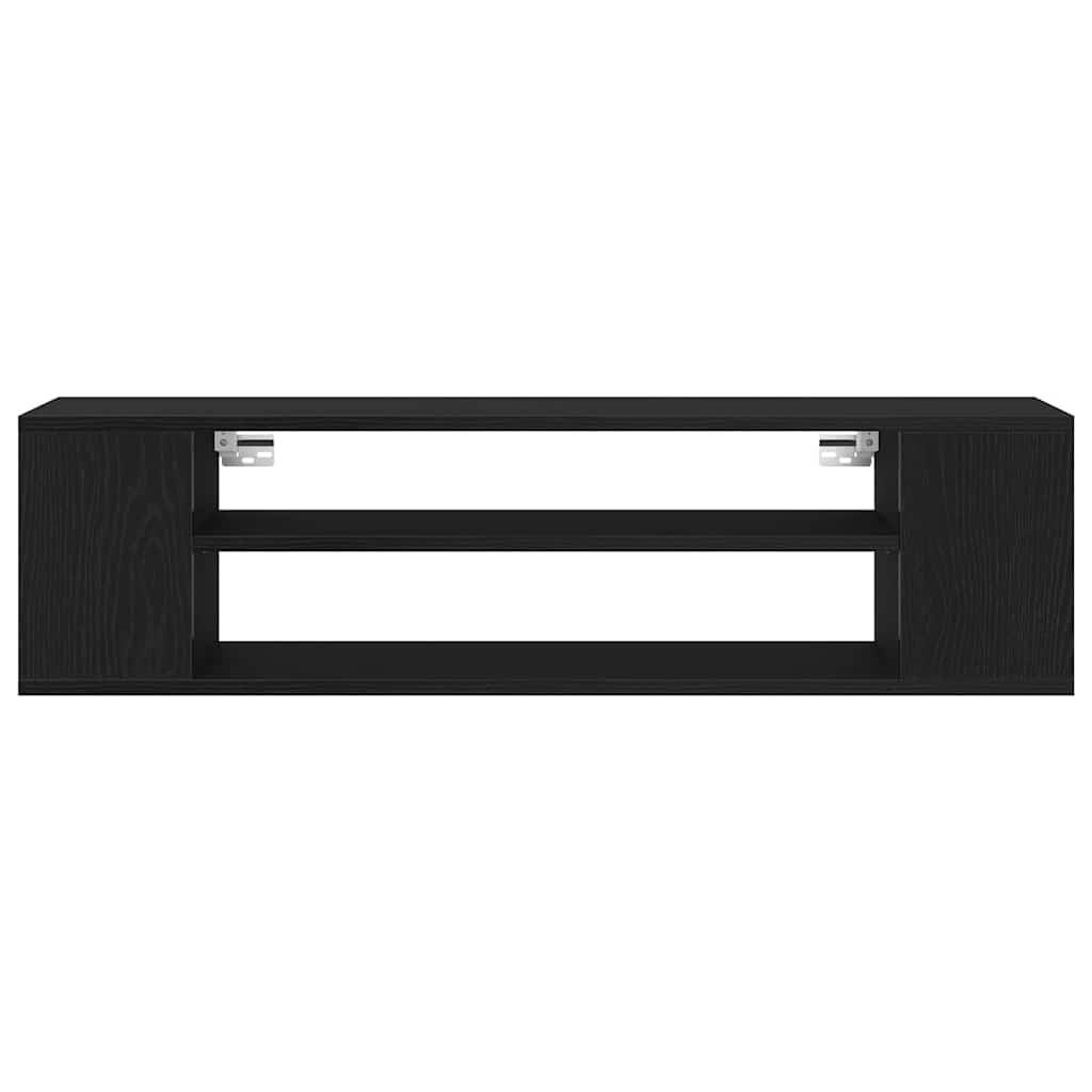 Cabinet TV Negru 100 x 30 x 26.5 cm Lemn compozit GartenMobel Dekor