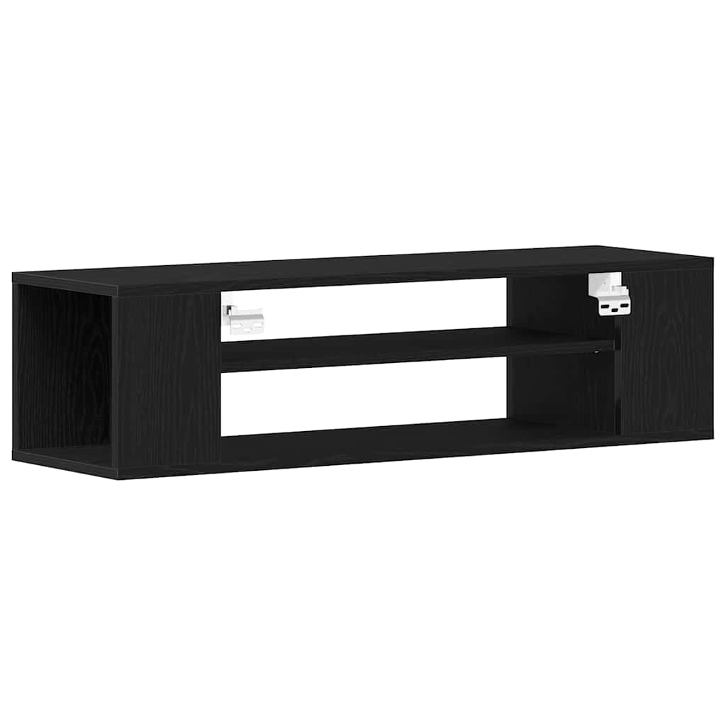 Cabinet TV Negru 100 x 30 x 26.5 cm Lemn compozit GartenMobel Dekor