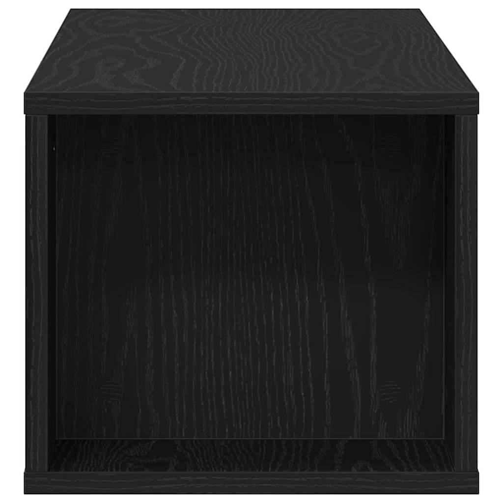 Cabinet TV Negru 100 x 30 x 26.5 cm Lemn compozit GartenMobel Dekor
