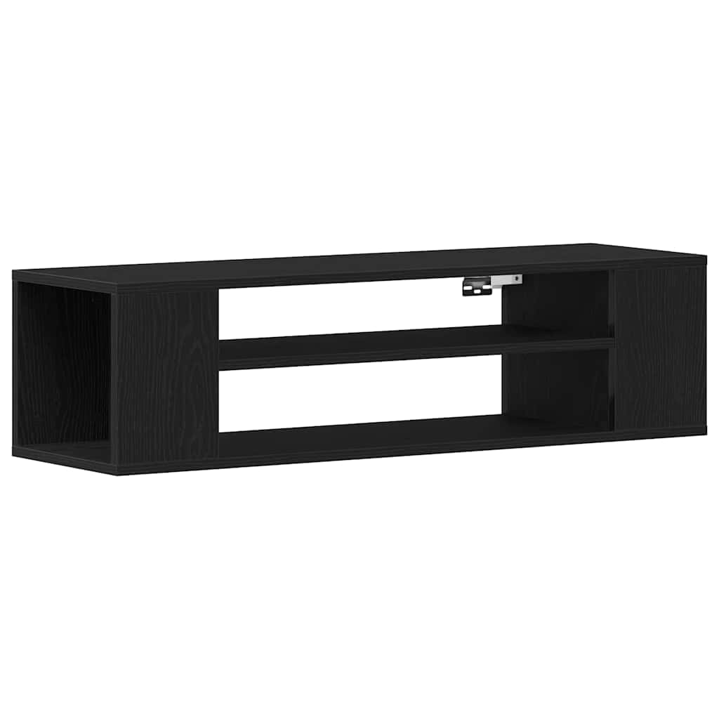 Cabinet TV Negru 100 x 30 x 26.5 cm Lemn compozit GartenMobel Dekor