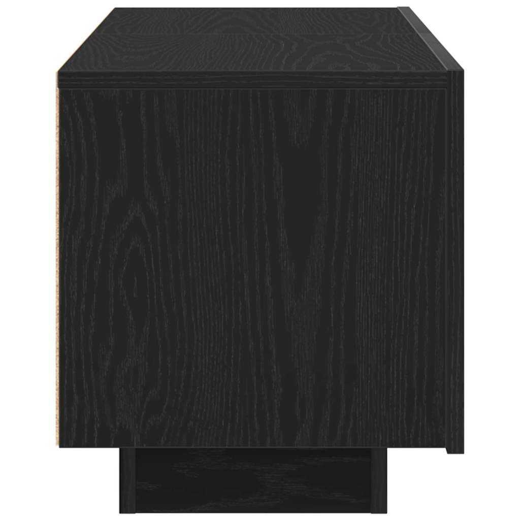 Cabinet TV Negru 100 x 35 x 40 cm Lemn compozit GartenMobel Dekor
