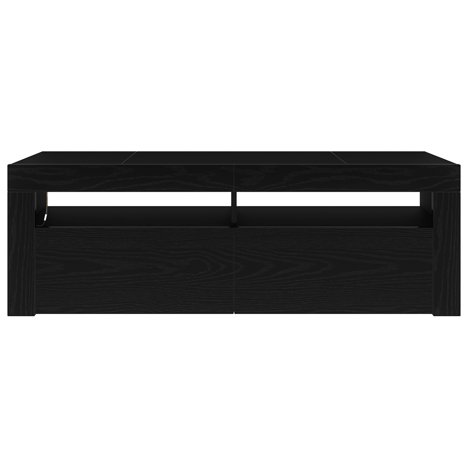 Cabinet TV Negru 120 x 35 x 40 cm Lemn compozit GartenMobel Dekor