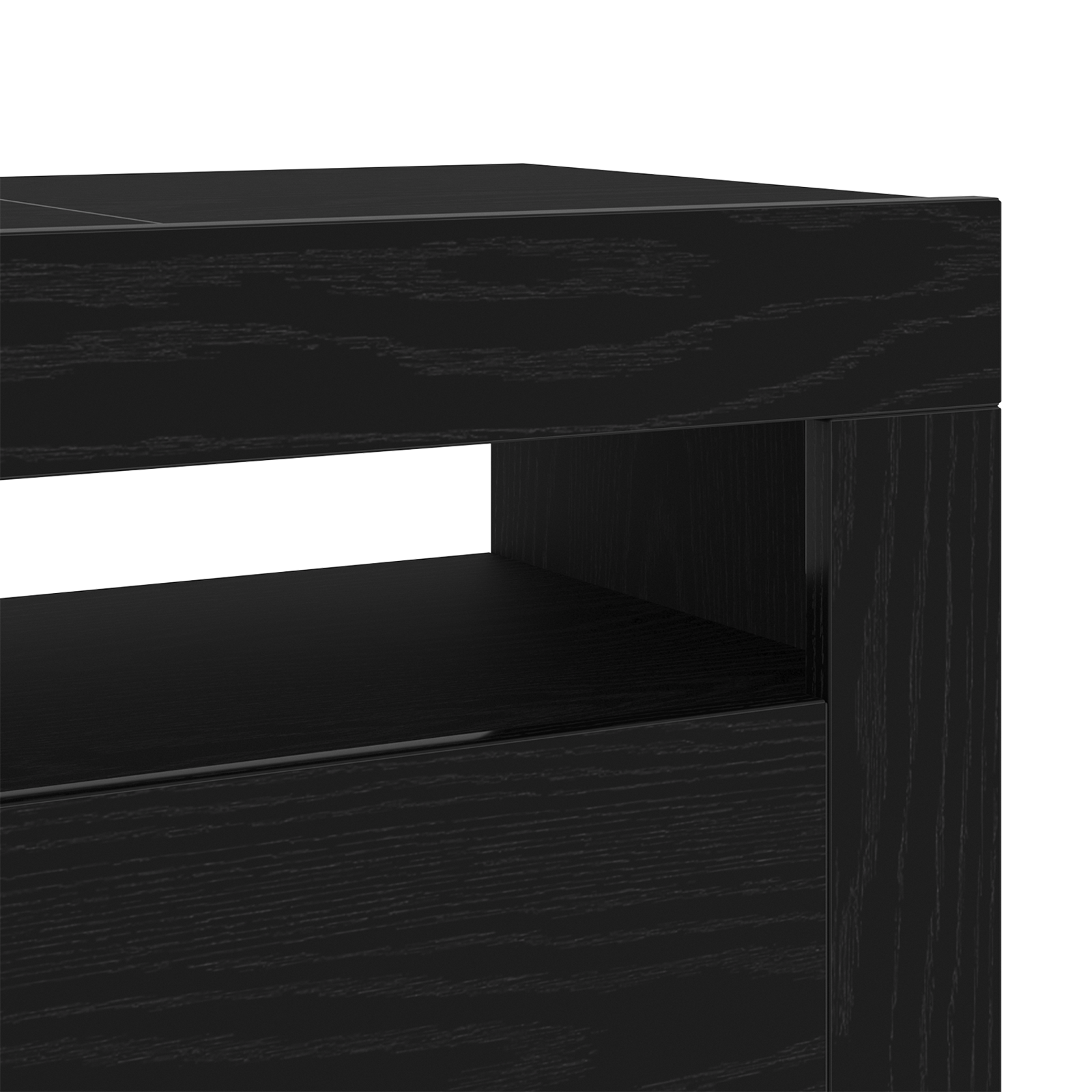 Cabinet TV Negru 120 x 35 x 40 cm Lemn compozit GartenMobel Dekor