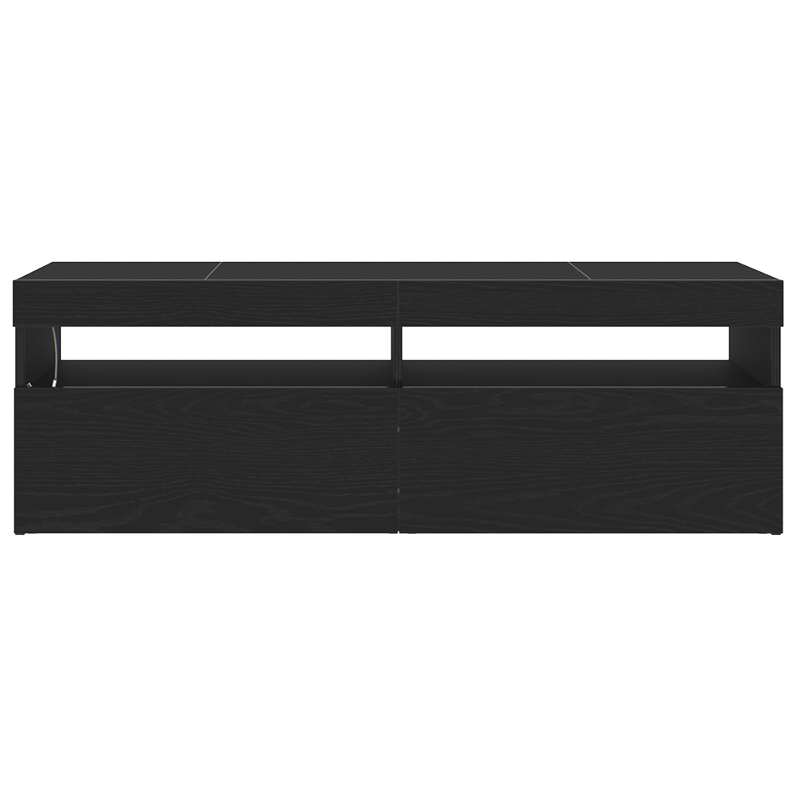 Cabinet TV Negru 120 x 35 x 40 cm Lemn compozit GartenMobel Dekor