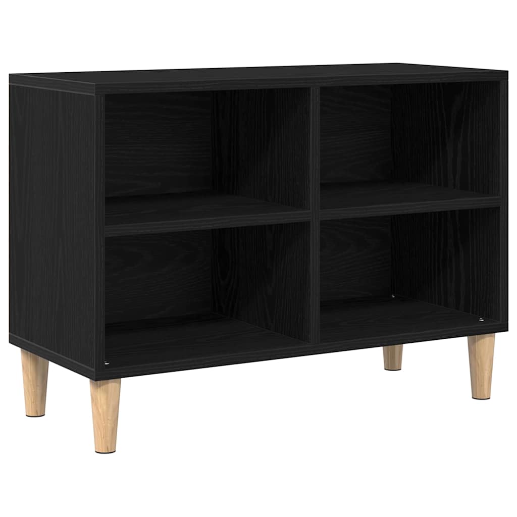 Cabinet TV Negru 69.5 x 30 x 50 cm Lemn compozit GartenMobel Dekor