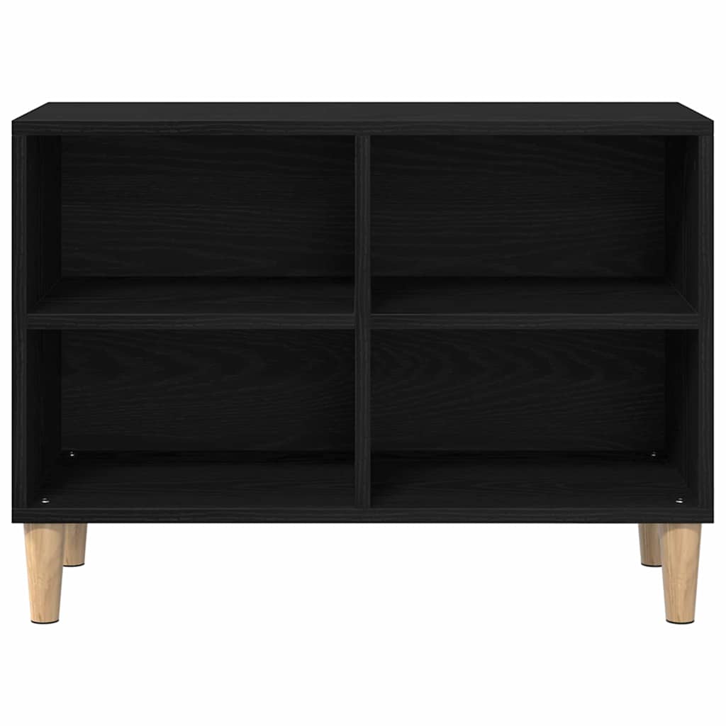 Cabinet TV Negru 69.5 x 30 x 50 cm Lemn compozit GartenMobel Dekor