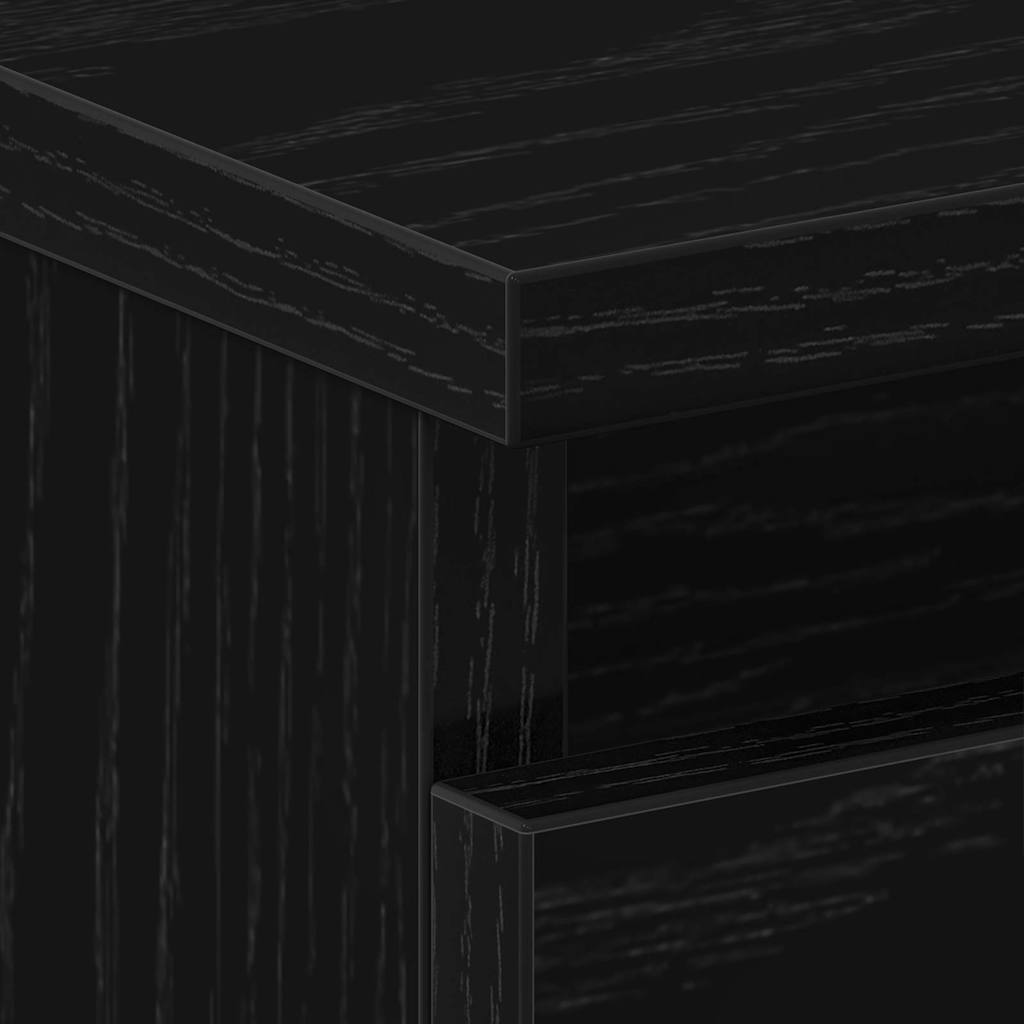 Dulap de noapte Stejar negru 40 x 35 x 62.5 cm Lemn compozit GartenMobel Dekor