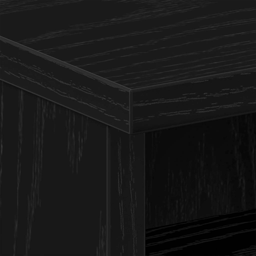 Dulap de noapte Stejar negru 40 x 40 x 50 cm Lemn compozit GartenMobel Dekor