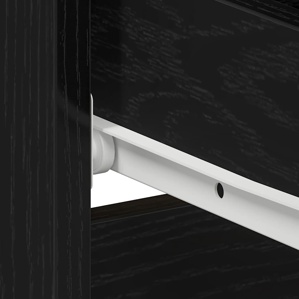 Dulap de noapte Stejar negru 50 x 40 x 43.5 cm Lemn compozit GartenMobel Dekor