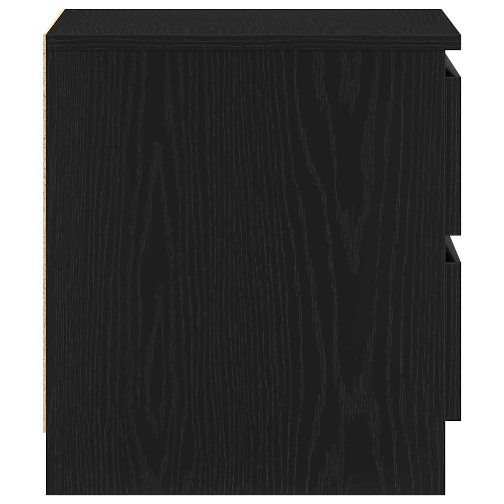 Dulap de noapte Stejar negru 50 x 40 x 43.5 cm Lemn compozit GartenMobel Dekor